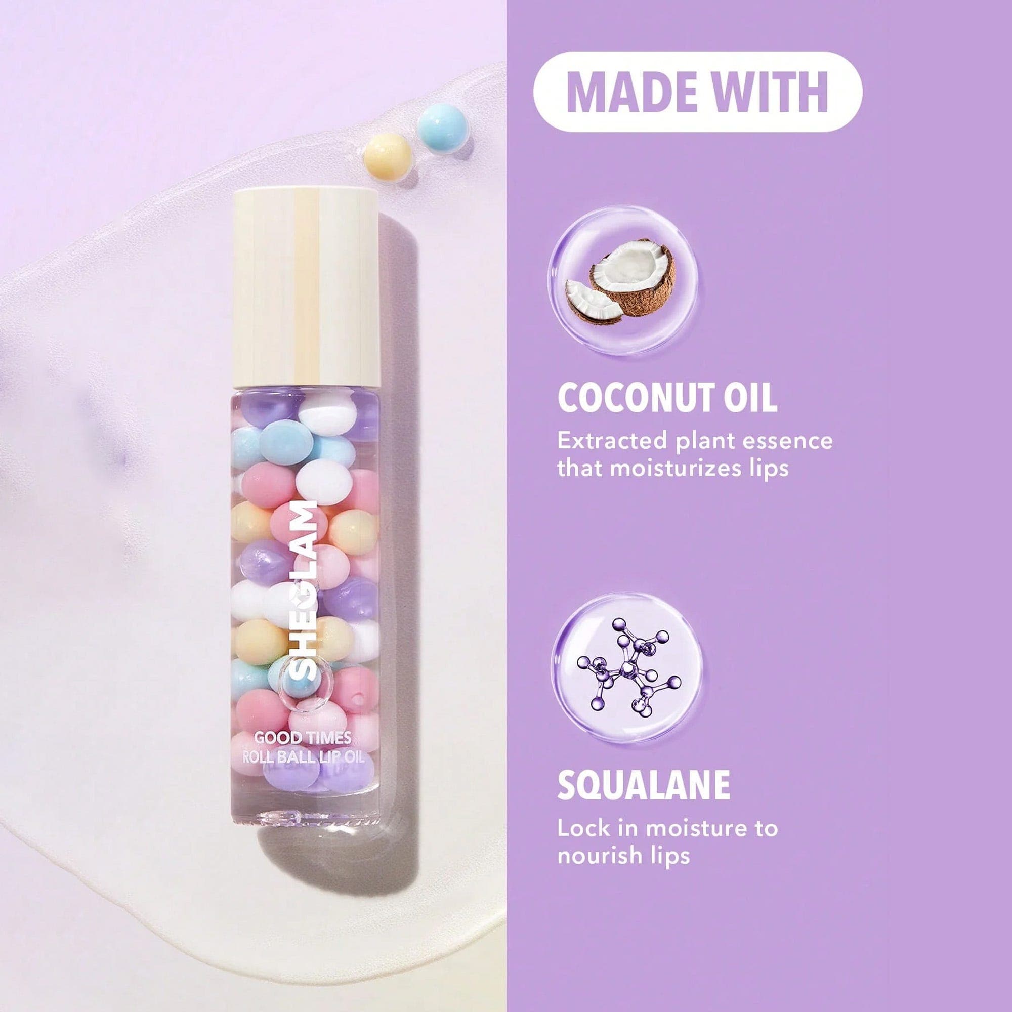 Sheglam Roll Ball Lip Oil Life’s A Party