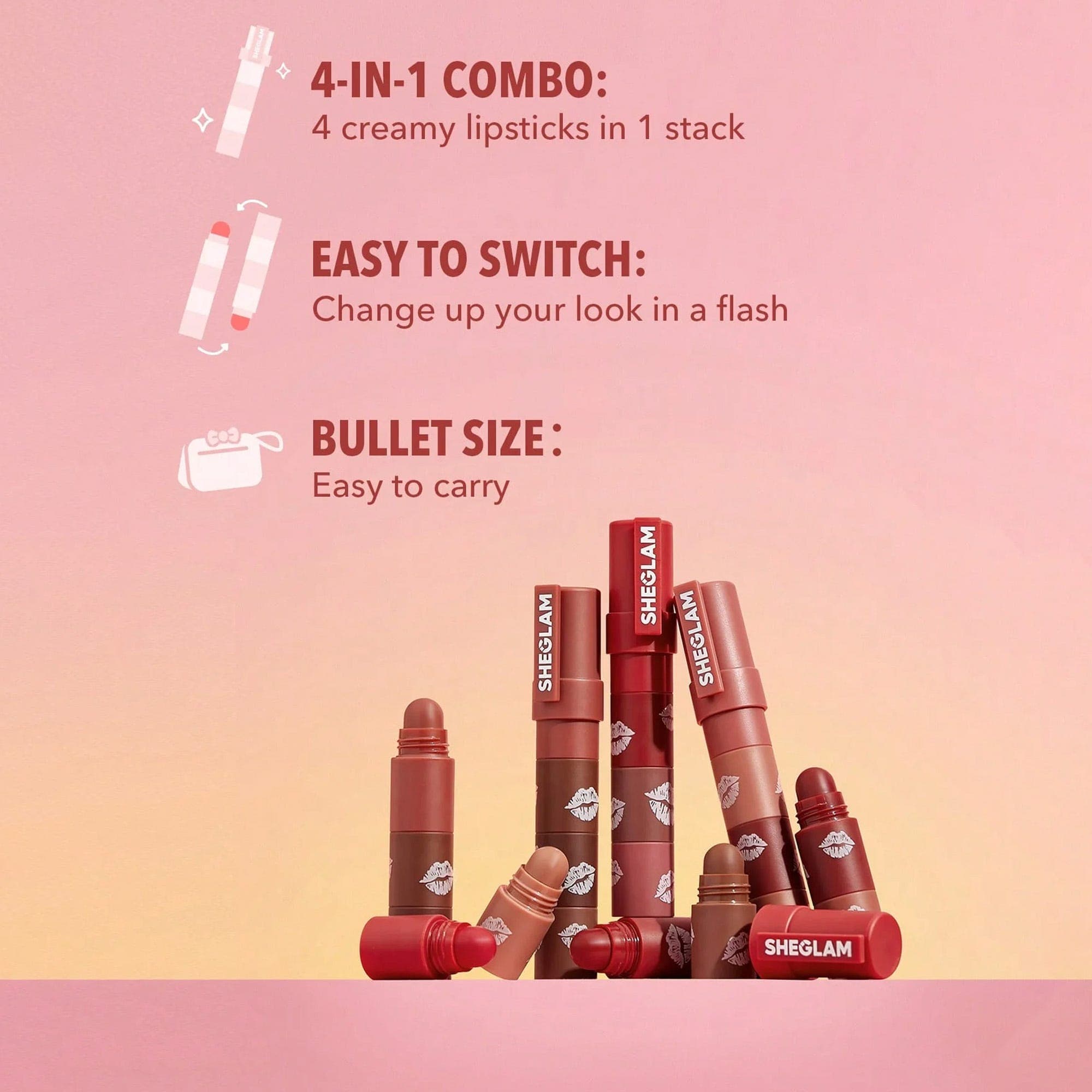 Sheglam Mega Lip Stacks Petal Stacks
