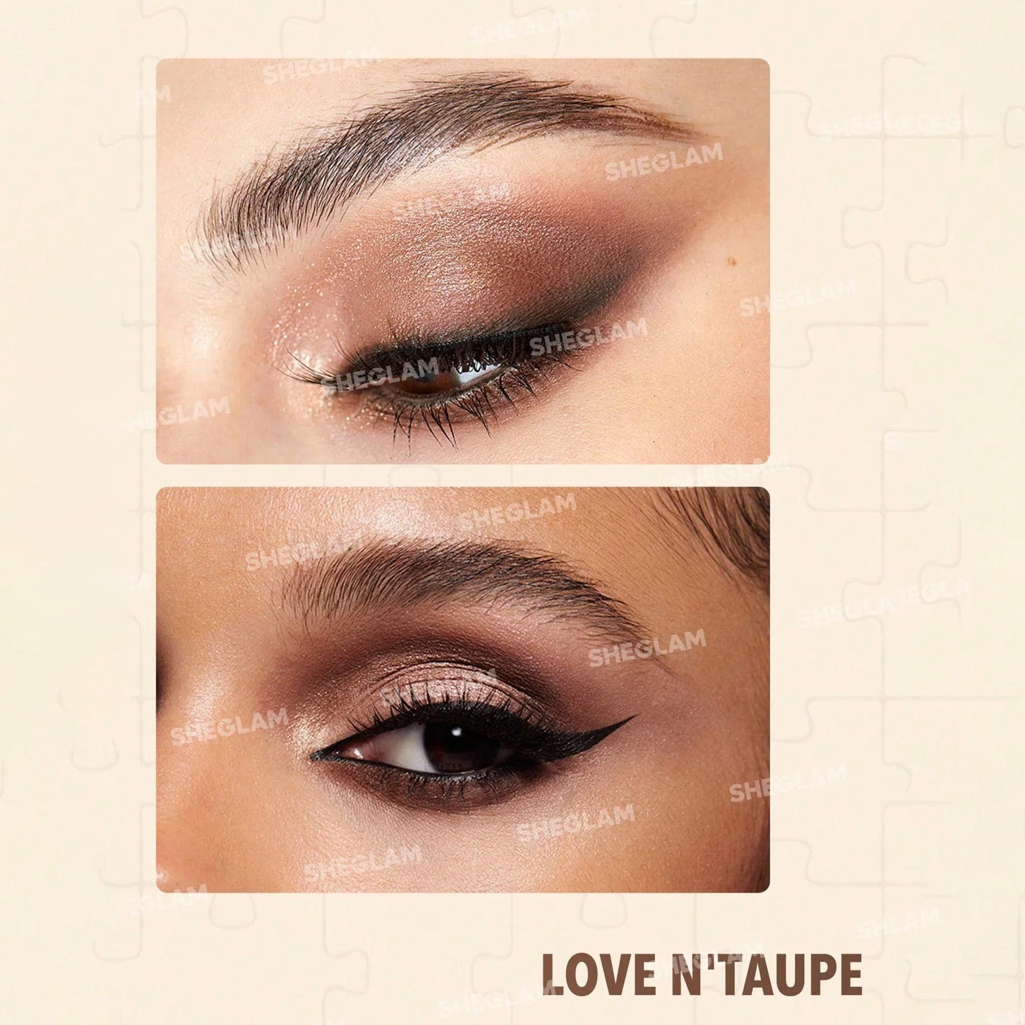 Sheglam Jazy Jigsaw Eyeshadow Palette Love N Taupe