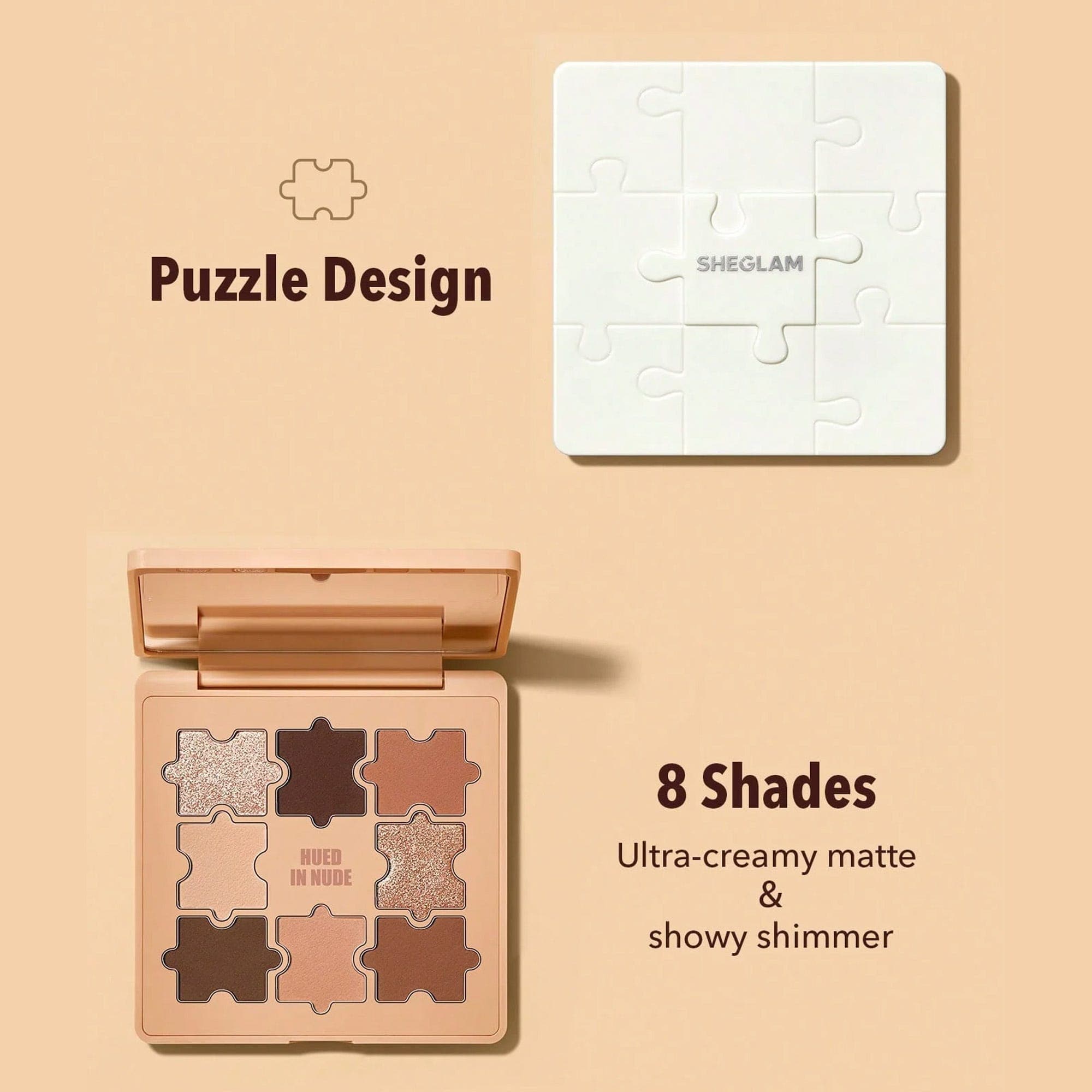 Sheglam Jazy Jigsaw Eyeshadow Palette Love N Taupe