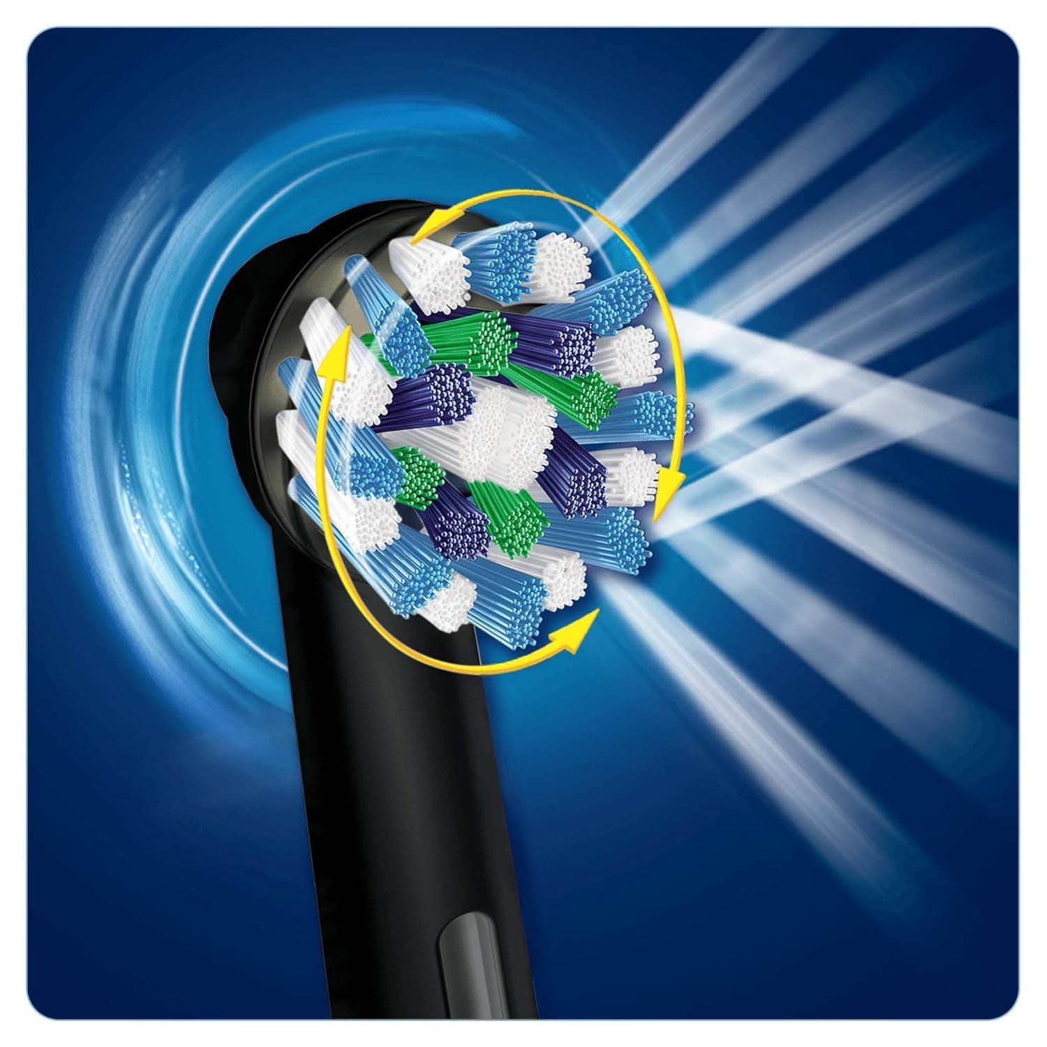 Oral-B Cross Action Black Brush Heads (EB 50BRB-2)