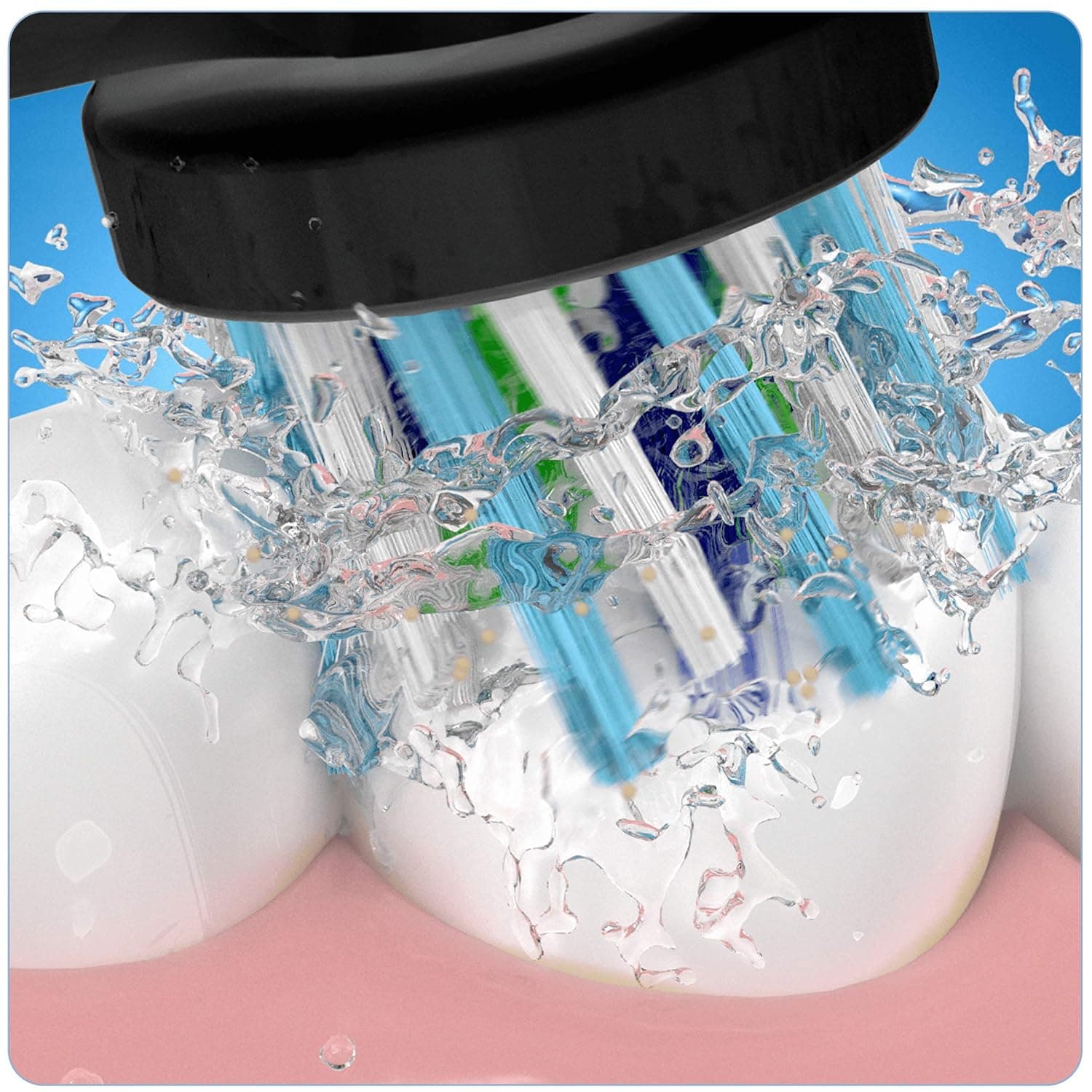 Oral-B Cross Action Black Brush Heads (EB 50BRB-2)