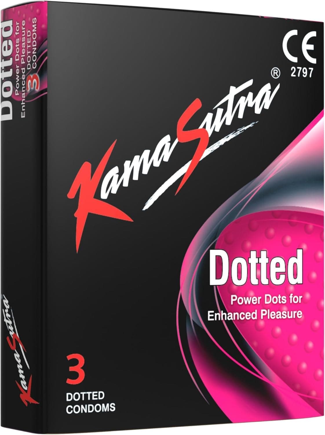 Kamasutra Dotted Condoms 3 Pieces