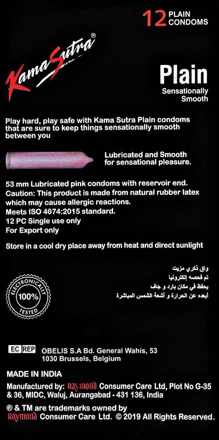 Kamasutra Plain Condoms 12'S