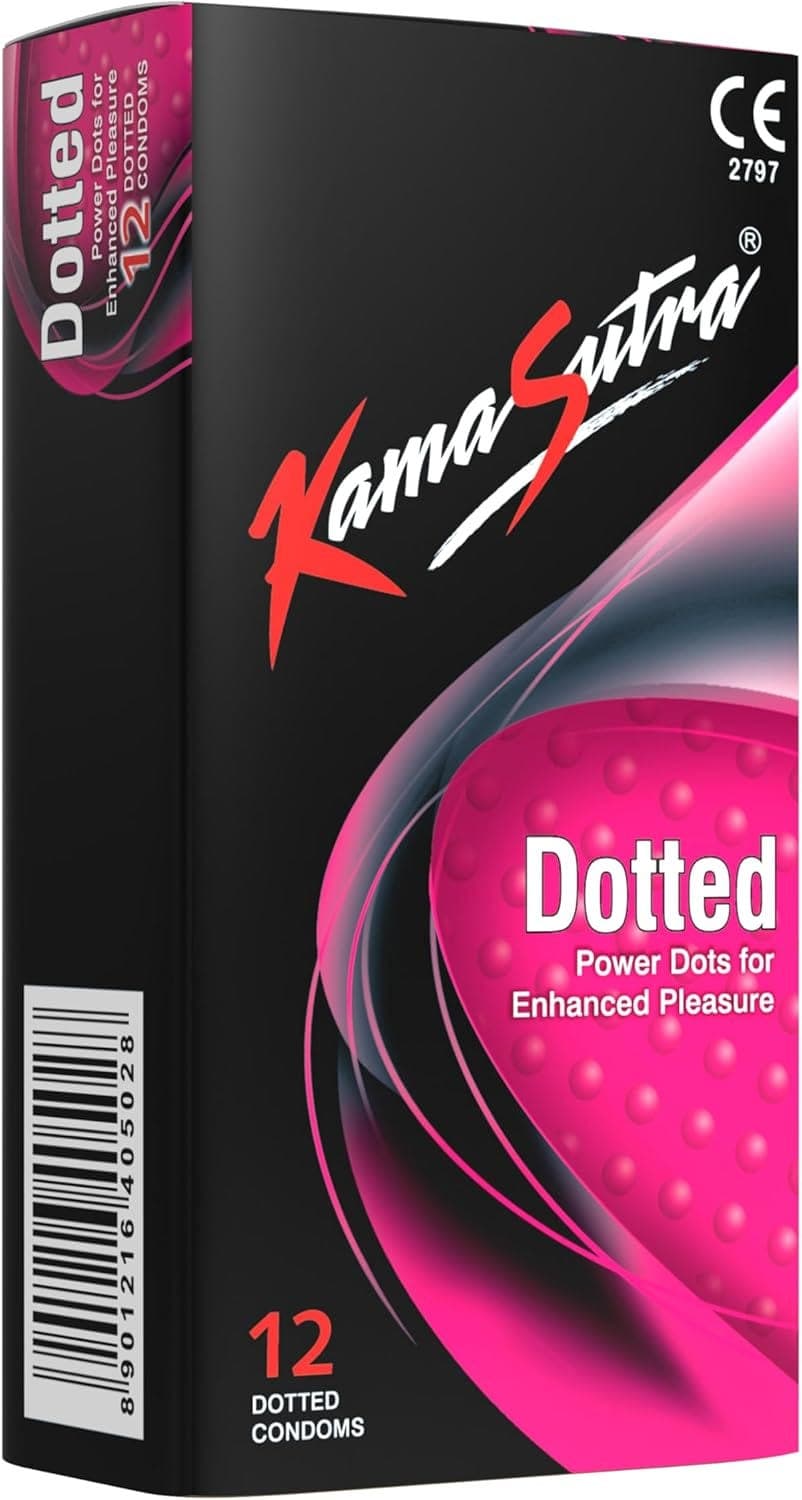 Kamasutra Dotted Condoms 12 Pieces