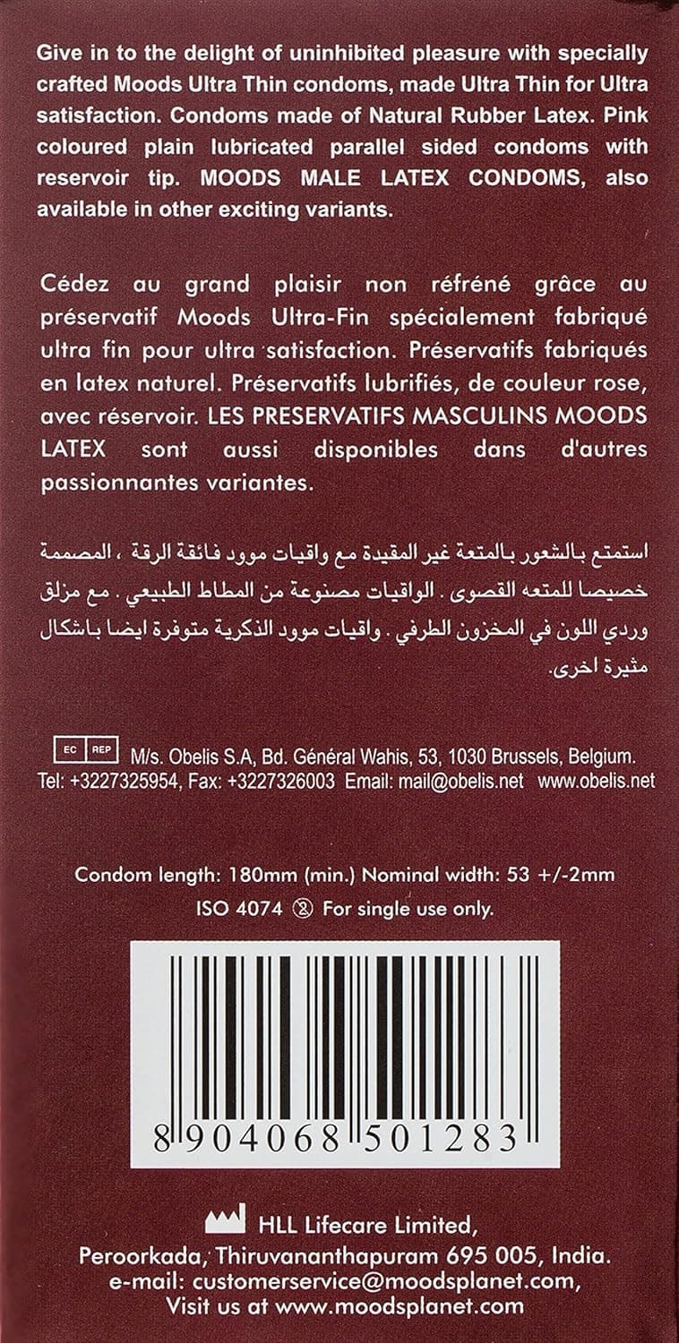 Moods Condom Ultra-Thin - 12 pieces