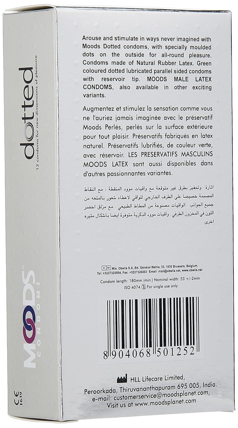 Moods Condom Dotted - 12 pieces
