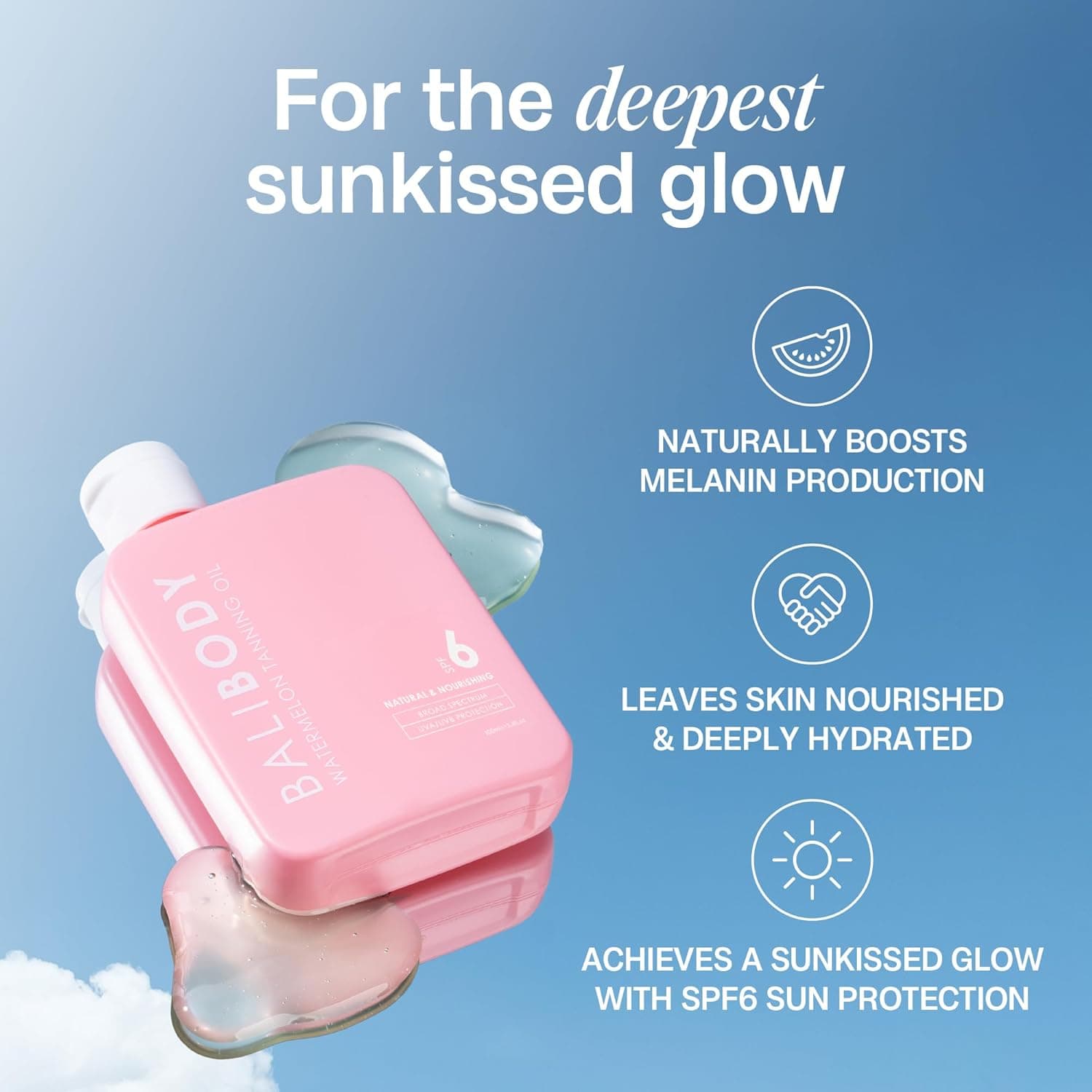 Bali Body Watermelon Tanning Oil Spf6 100ml