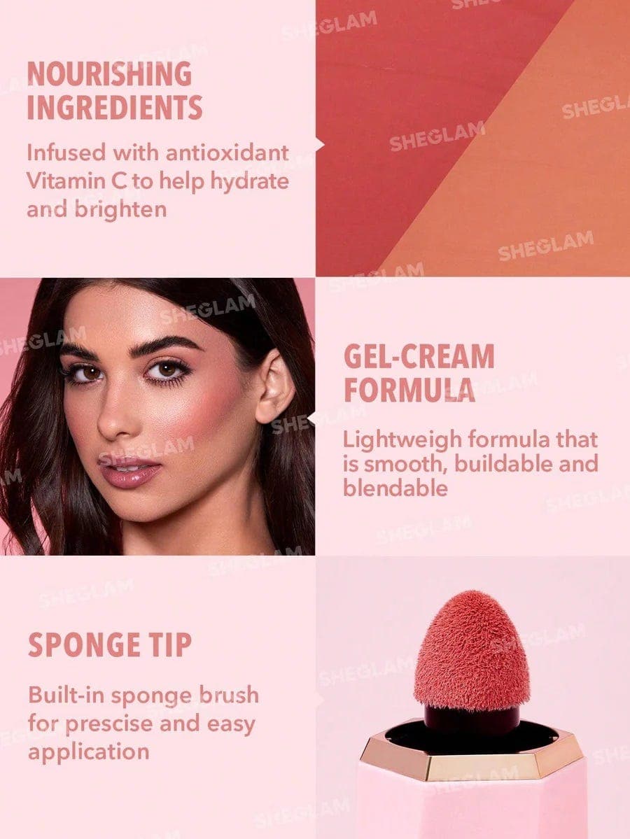 Sheglam Color Bloom Liquid Blush - Swipe Right