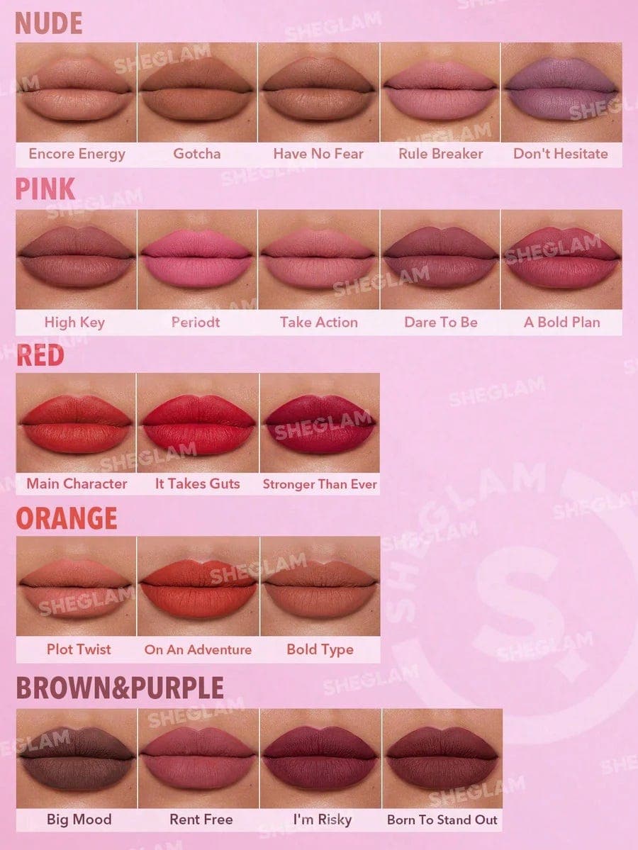 Sheglam Dynamatte Boom Ll Matte Lipstick - High Key