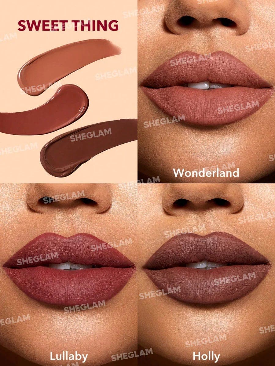 Sheglam Matte Allure Mini Liquid Lipstick Set - Sweet Thing