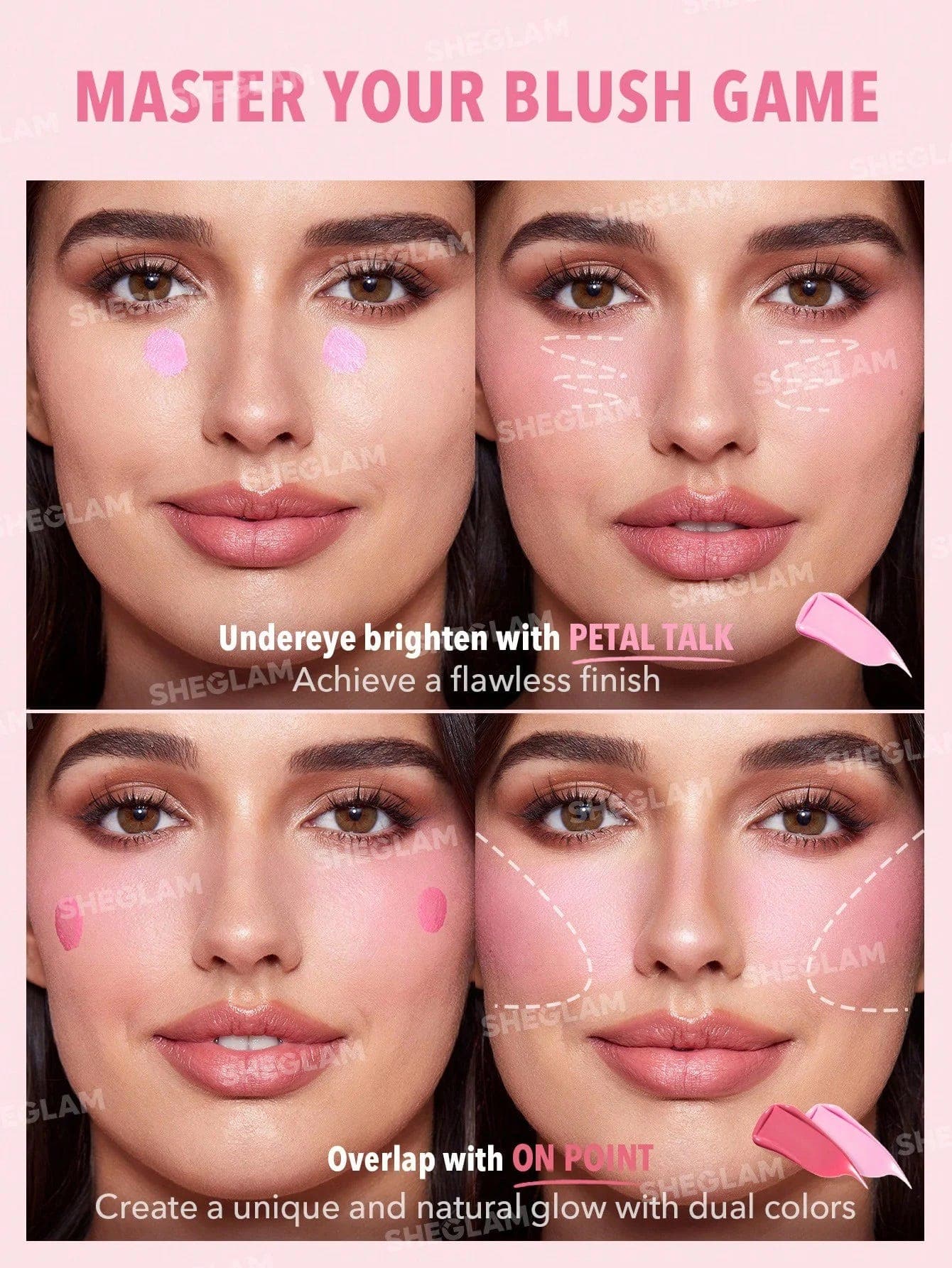 Sheglam Color Bloom Liquid Blush - Petal Talk