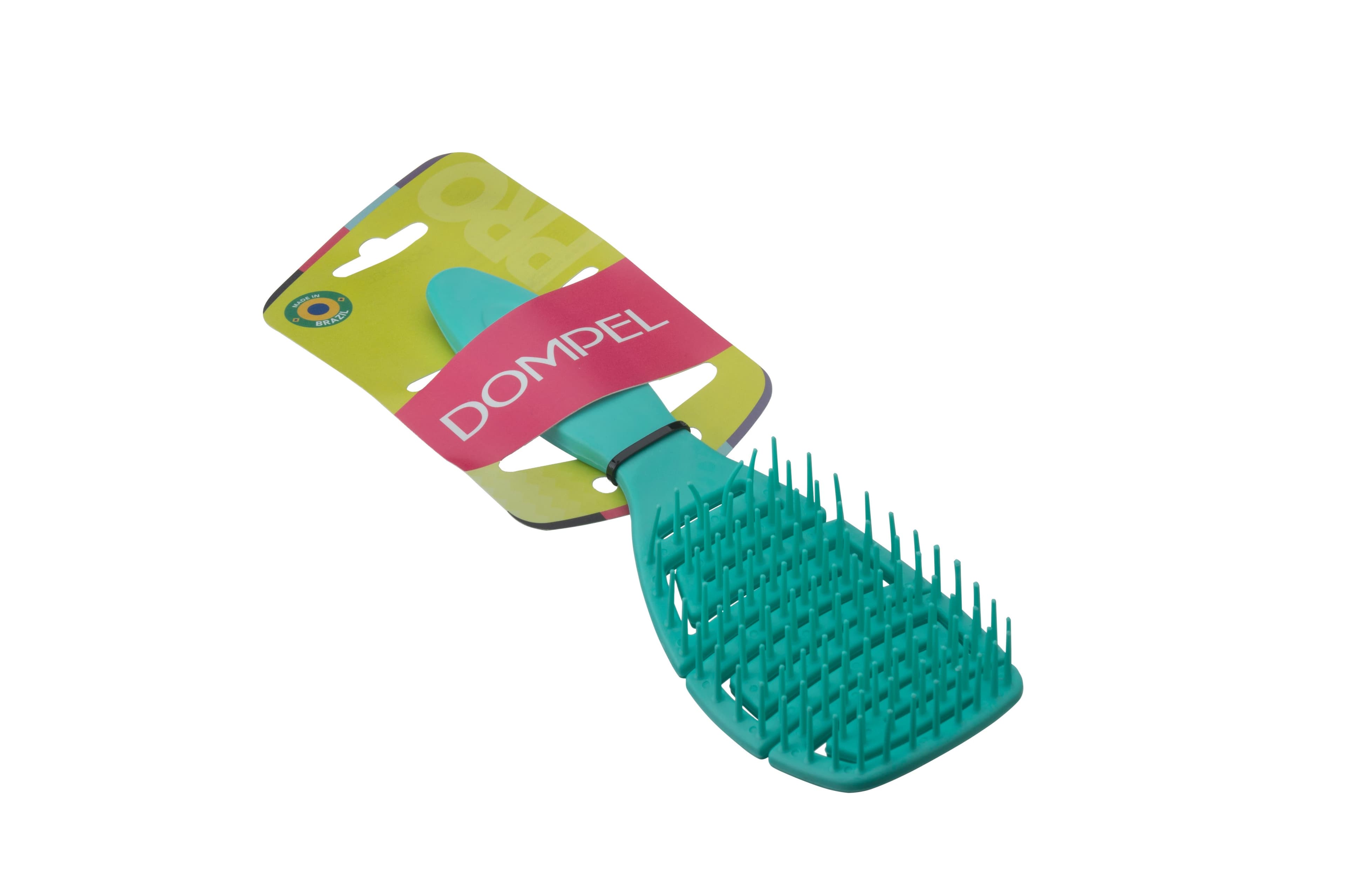 Dompel Silicone Brush All Hair Types - Green