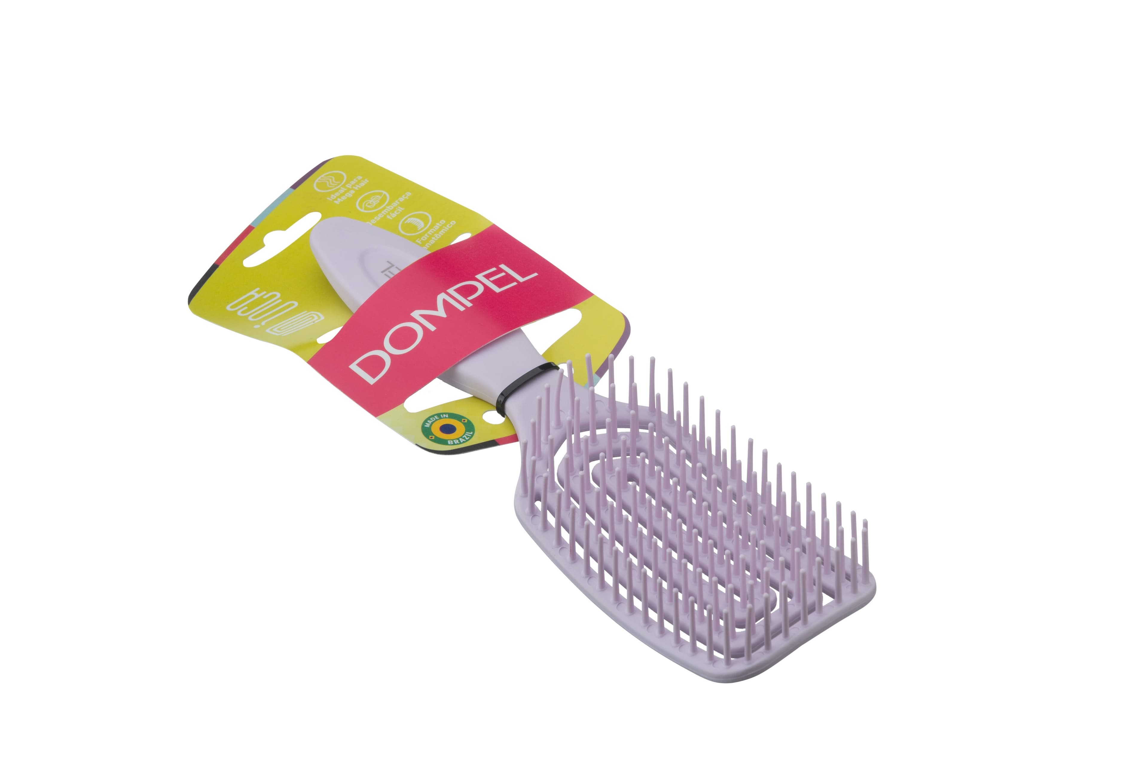 Dompel Silicon Brush Long Hair & Extension - Purple