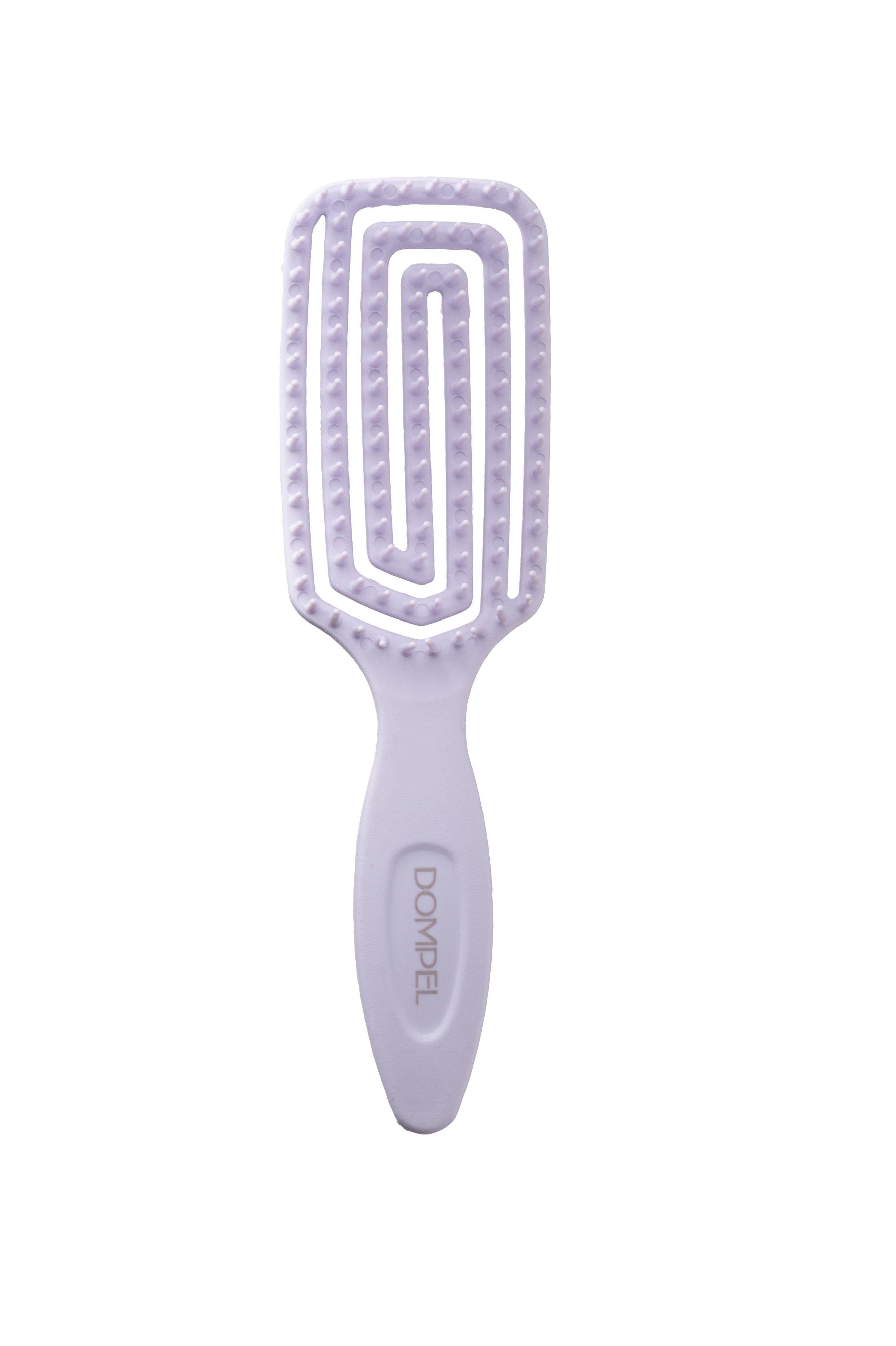 Dompel Silicon Brush Long Hair & Extension - Purple