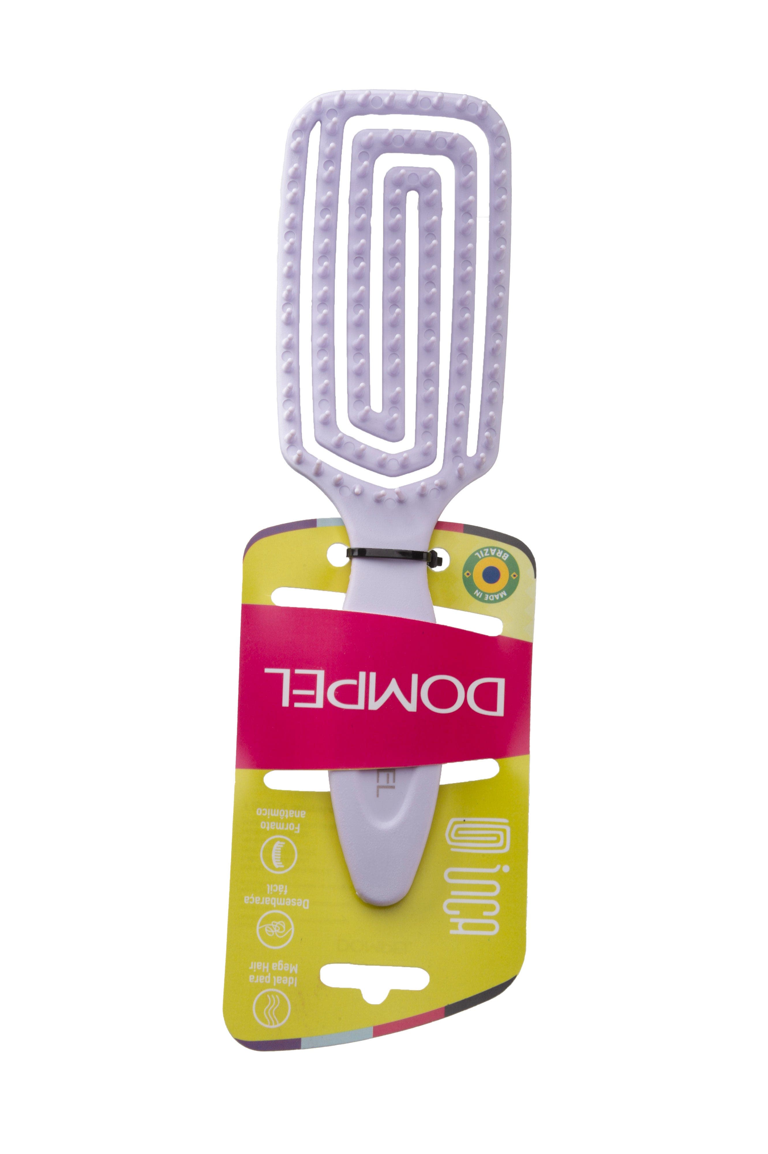 Dompel Silicon Brush Long Hair & Extension - Purple