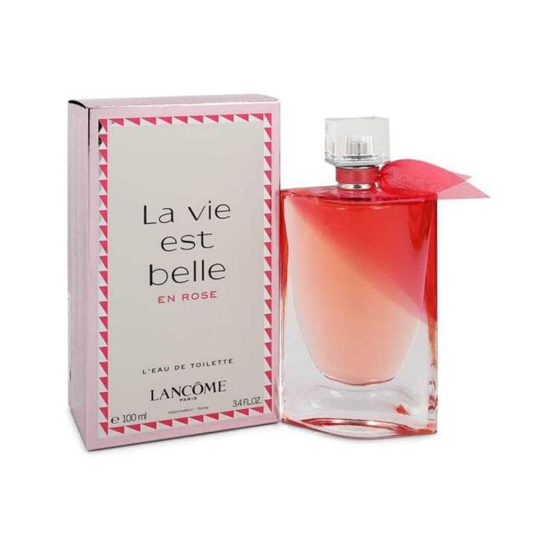 لانكوم لا في ايه بيل إن روز عطر أو دي تواليت للنساء - 100 مل