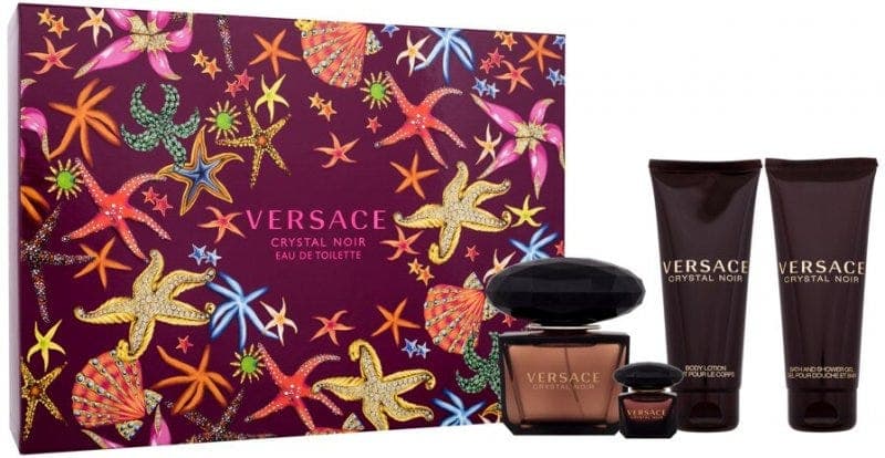 Versace Crystal Noir Set - 4 Pieces