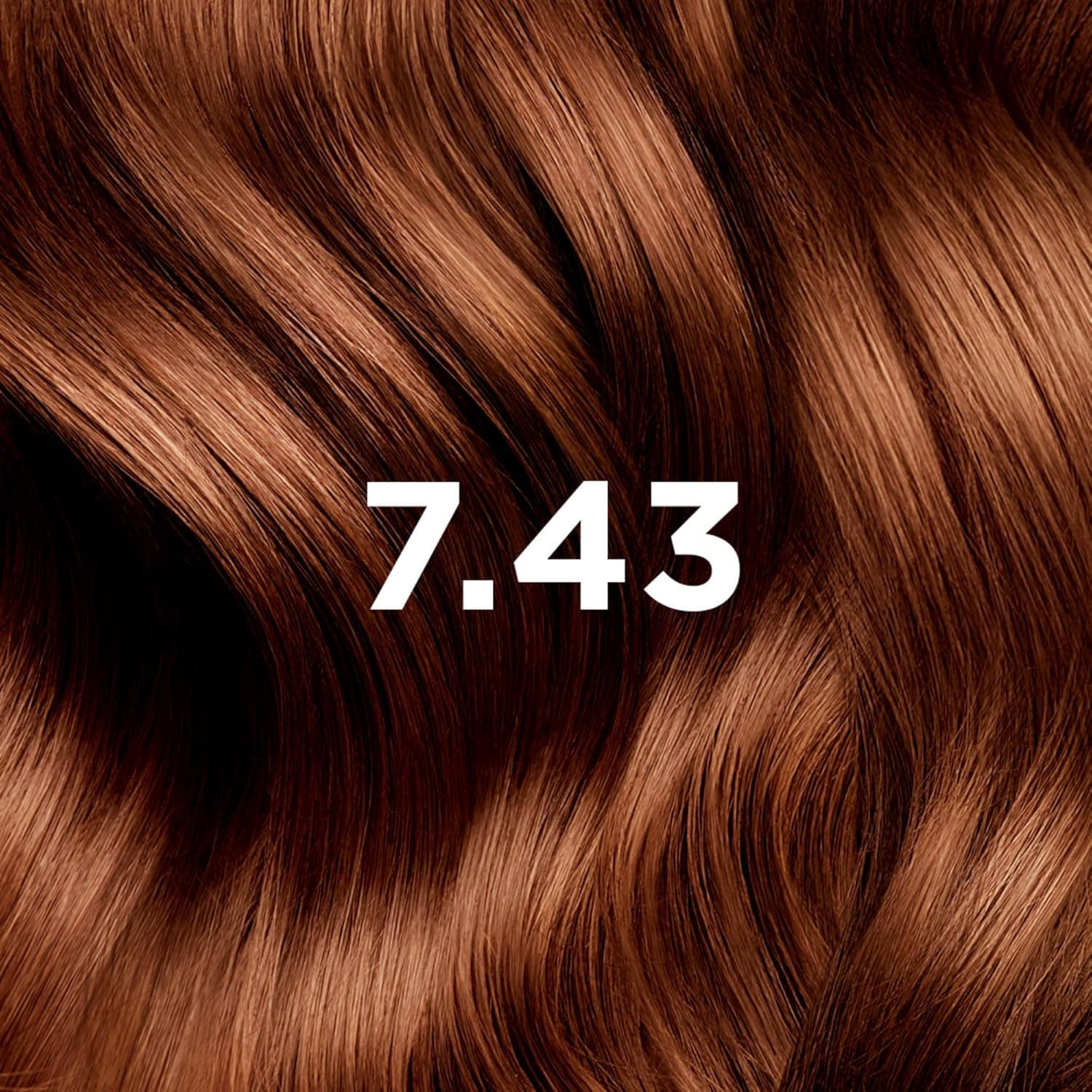 Phyto Color #7.43 Golden Copper Blonde