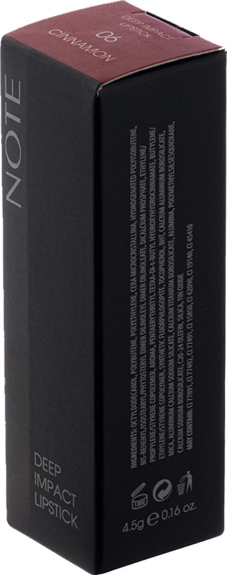 Note Deep Impact Lipstick - 06 cinnamon