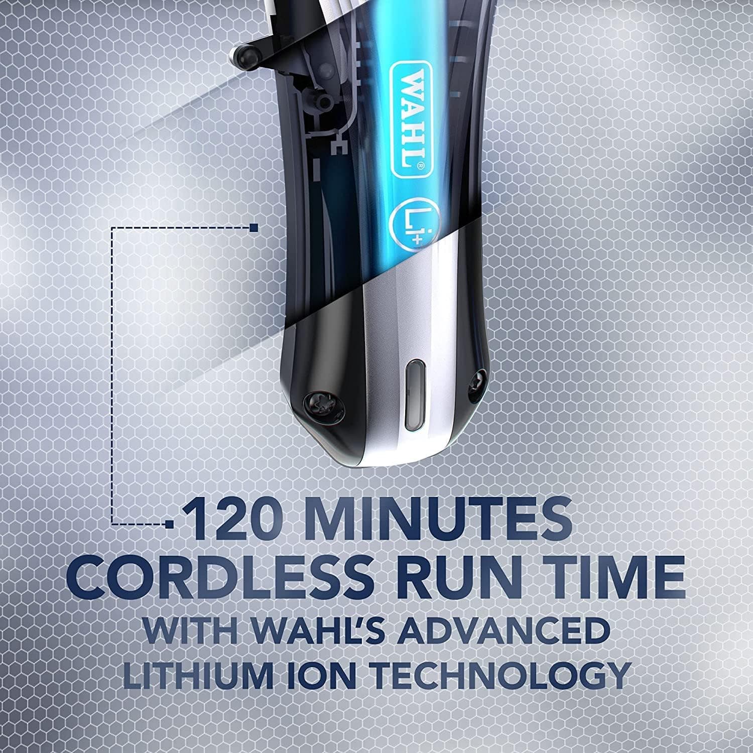 Wahl Multi-Cut Pro Lithium Clipper with 12 Attach Combs (9657-027)