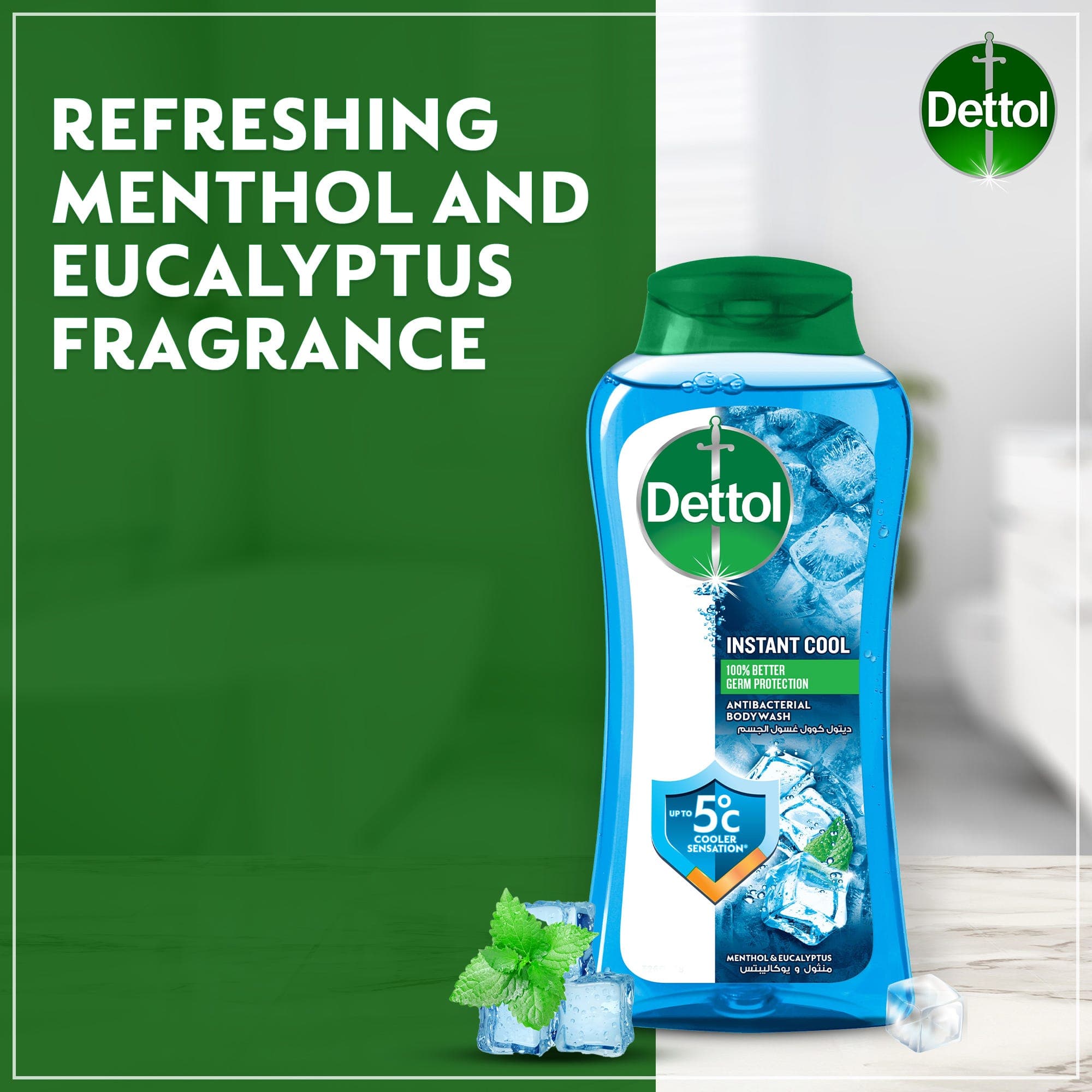 Dettol Shower Gel Cool (2x250ml) 35% Off