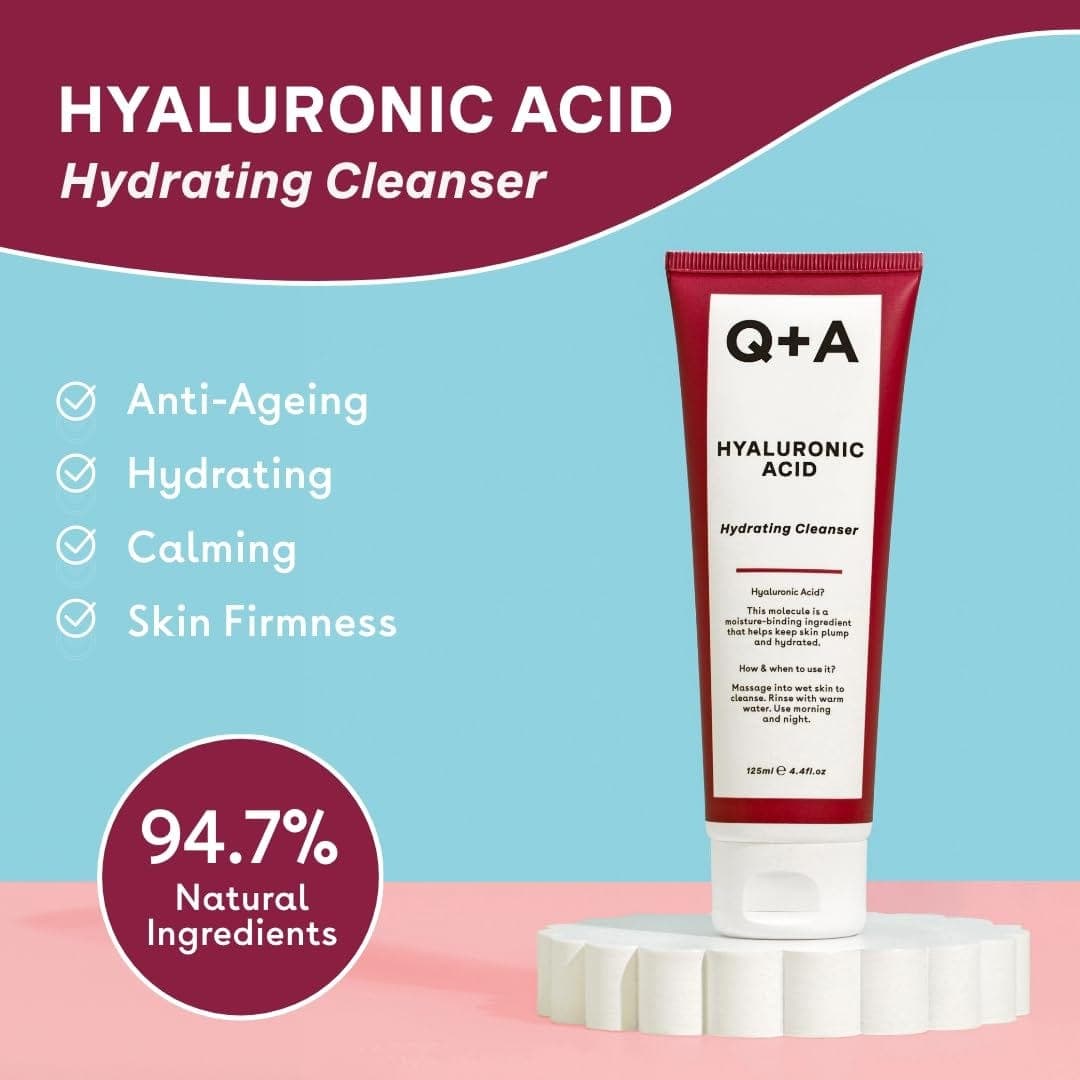 Q+A Hyaluronic Acid Cleansing Gel 125ml