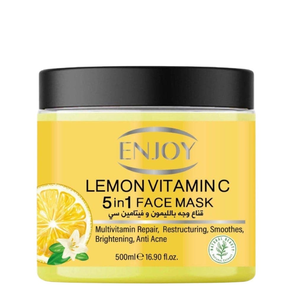 Enjoy Face & Body 5 In 1 Whitening Mask Lemon 500Ml