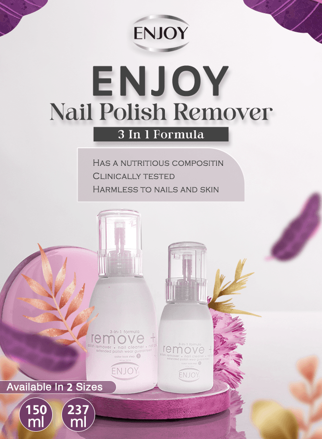 Enjoy Nail Polish Remover White 150 Ml