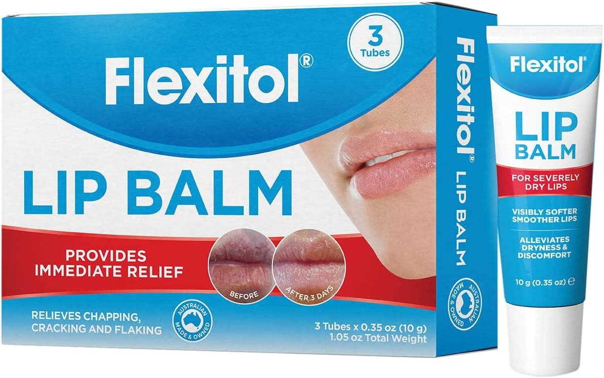 Flexitol Lip Balm 10G (3 Pack) - Pcs