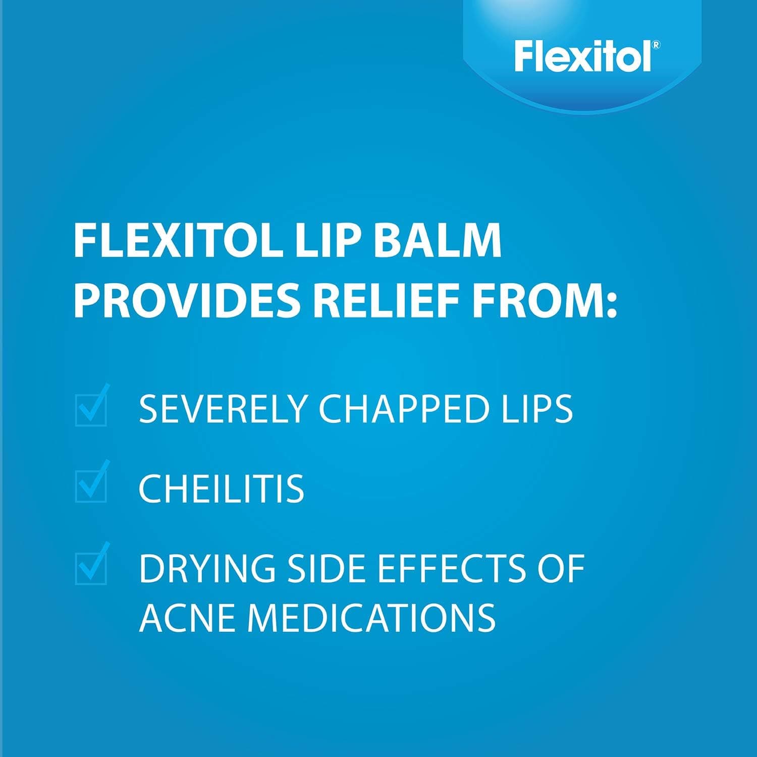 Flexitol Lip Balm 10g (3 Pack) - Pcs
