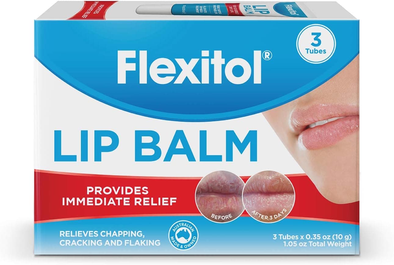 Flexitol Lip Balm 10g (3 Pack) - Pcs