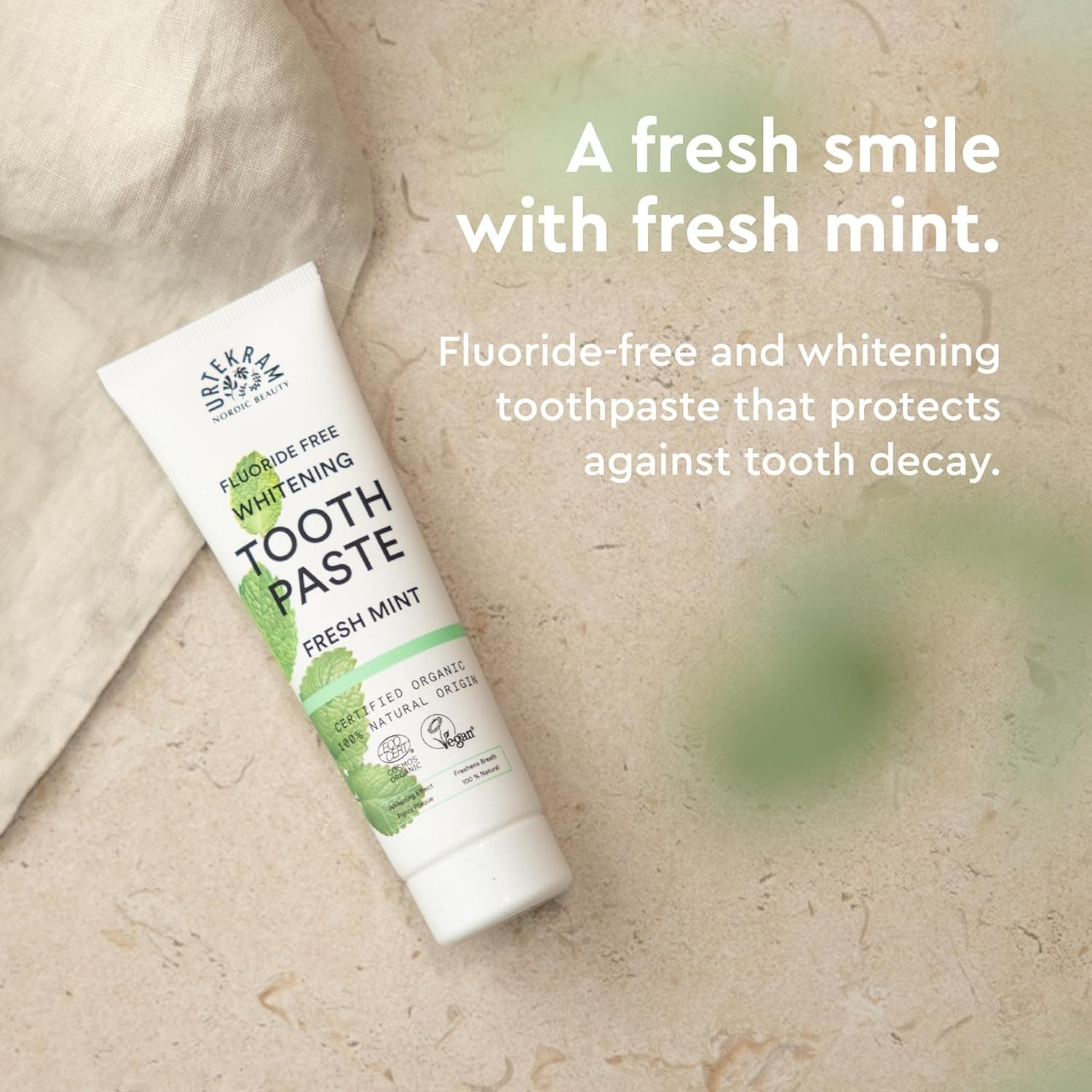 Urtekram Organic Toothpaste Fresh Mint 75ml