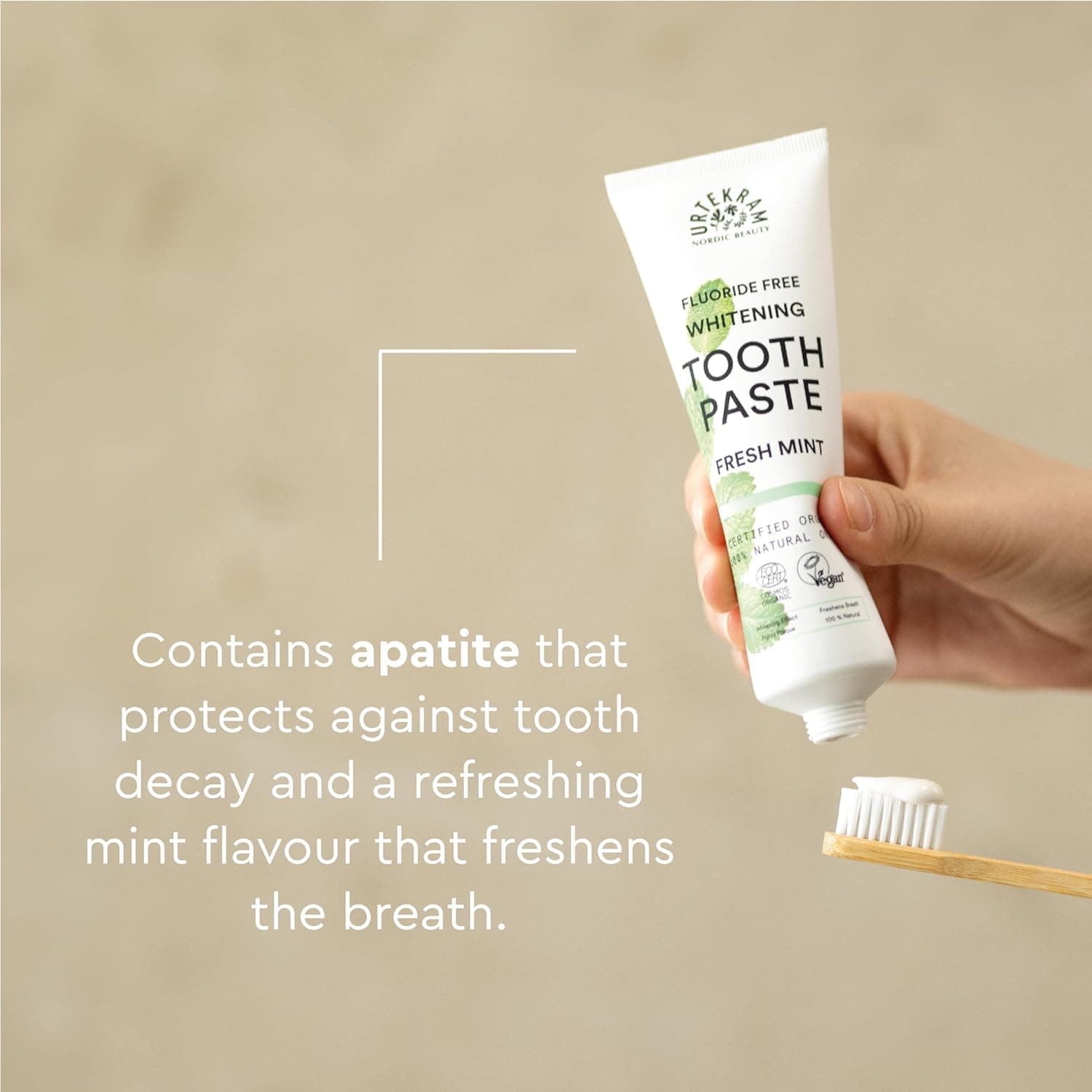 Urtekram Organic Toothpaste Fresh Mint 75ml