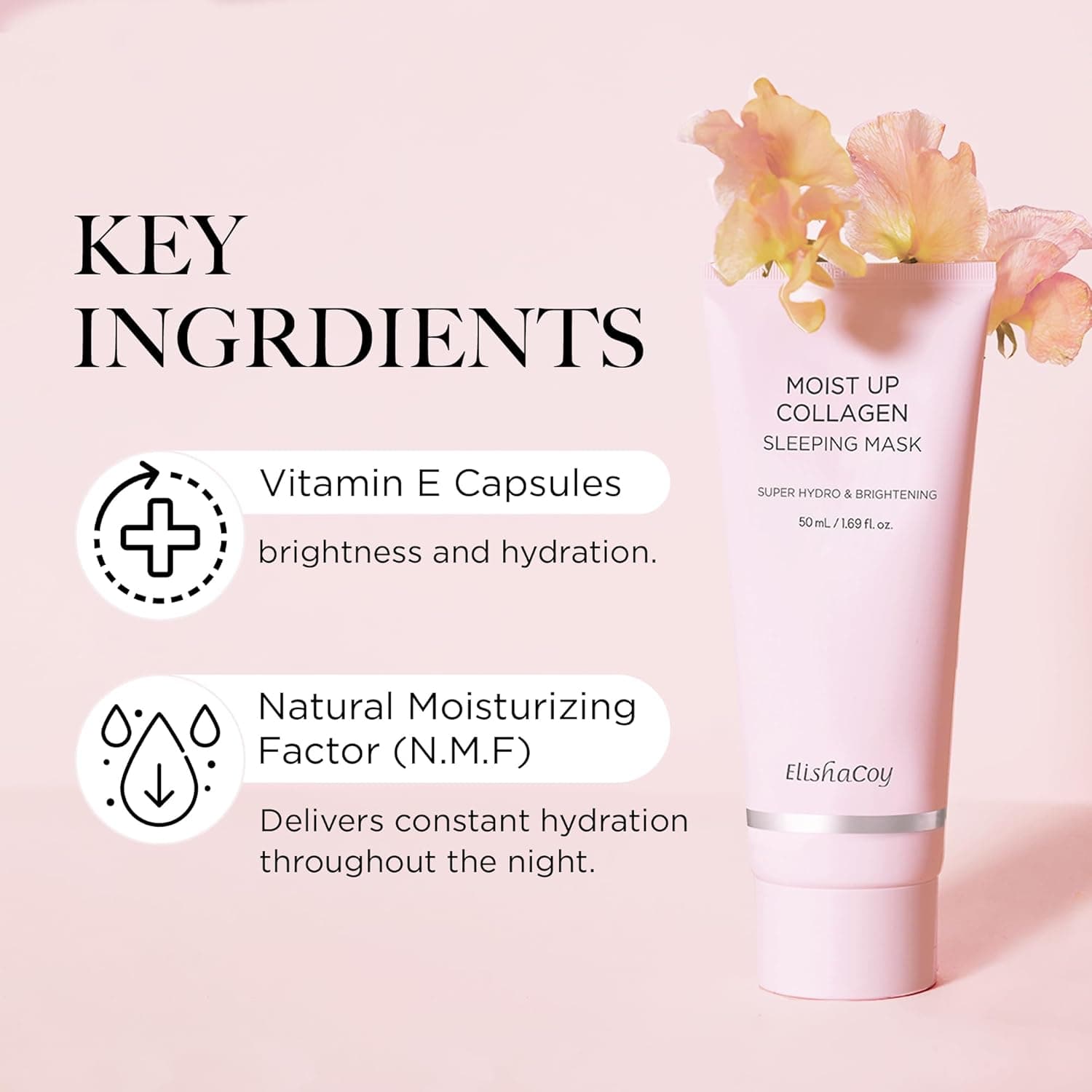 Elishacoy Moist Up Collagen Sleeping Mask 50ml