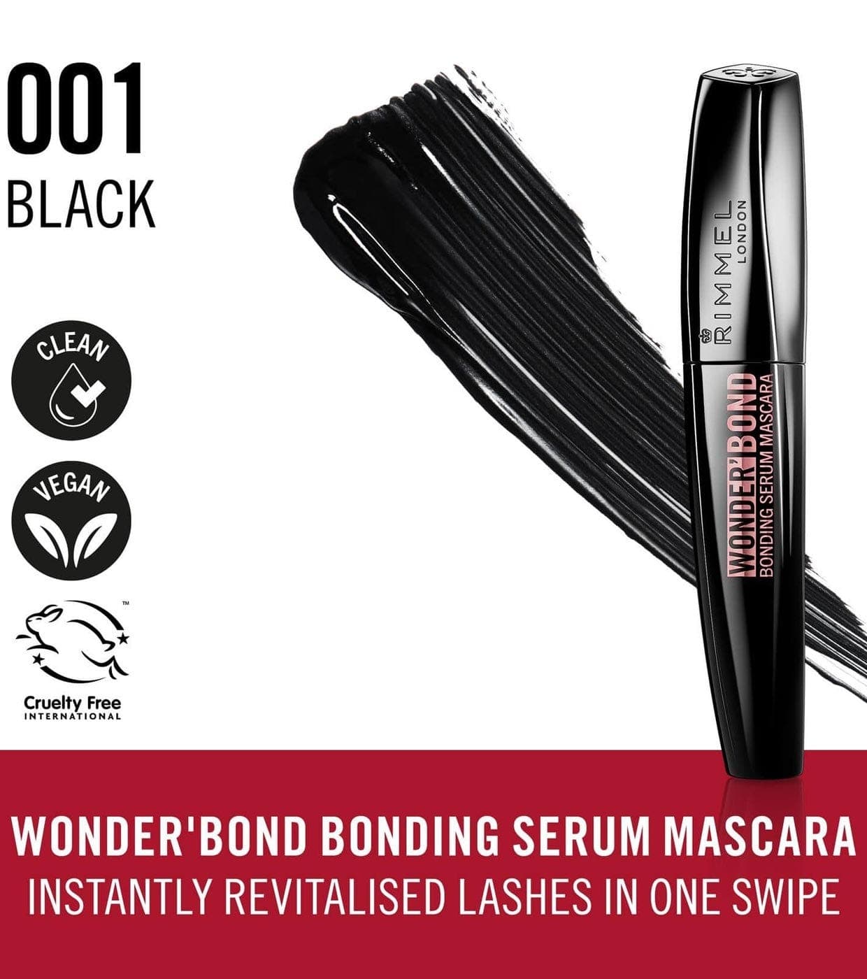 Rimmel Wonder Bond Serum Mascara Black 11 ml