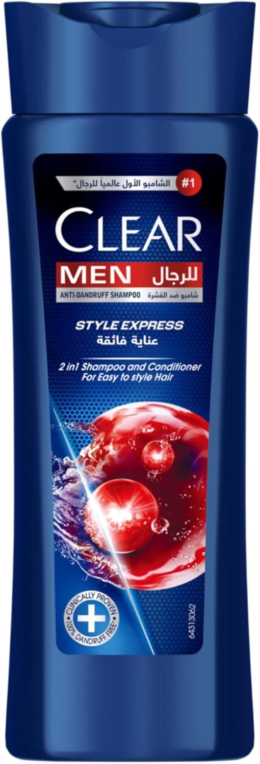 كلير ستايل اكسبرس 2 في 1 شامبو للرجال 190 مل