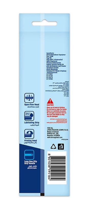 Dorco Pace2 Portable Blades (15+5)