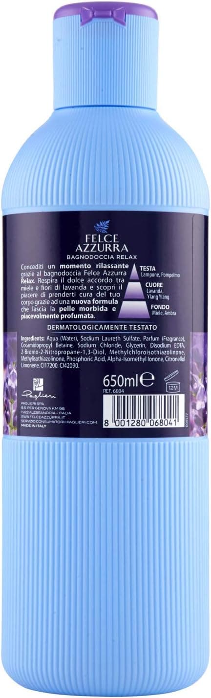 Felce Azzurra Body Wash Honey & Lavender 650 ml