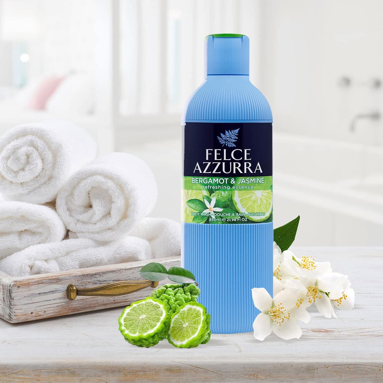 Felce Azzurra Bodywash Bergamot & Jasmine 650 ml