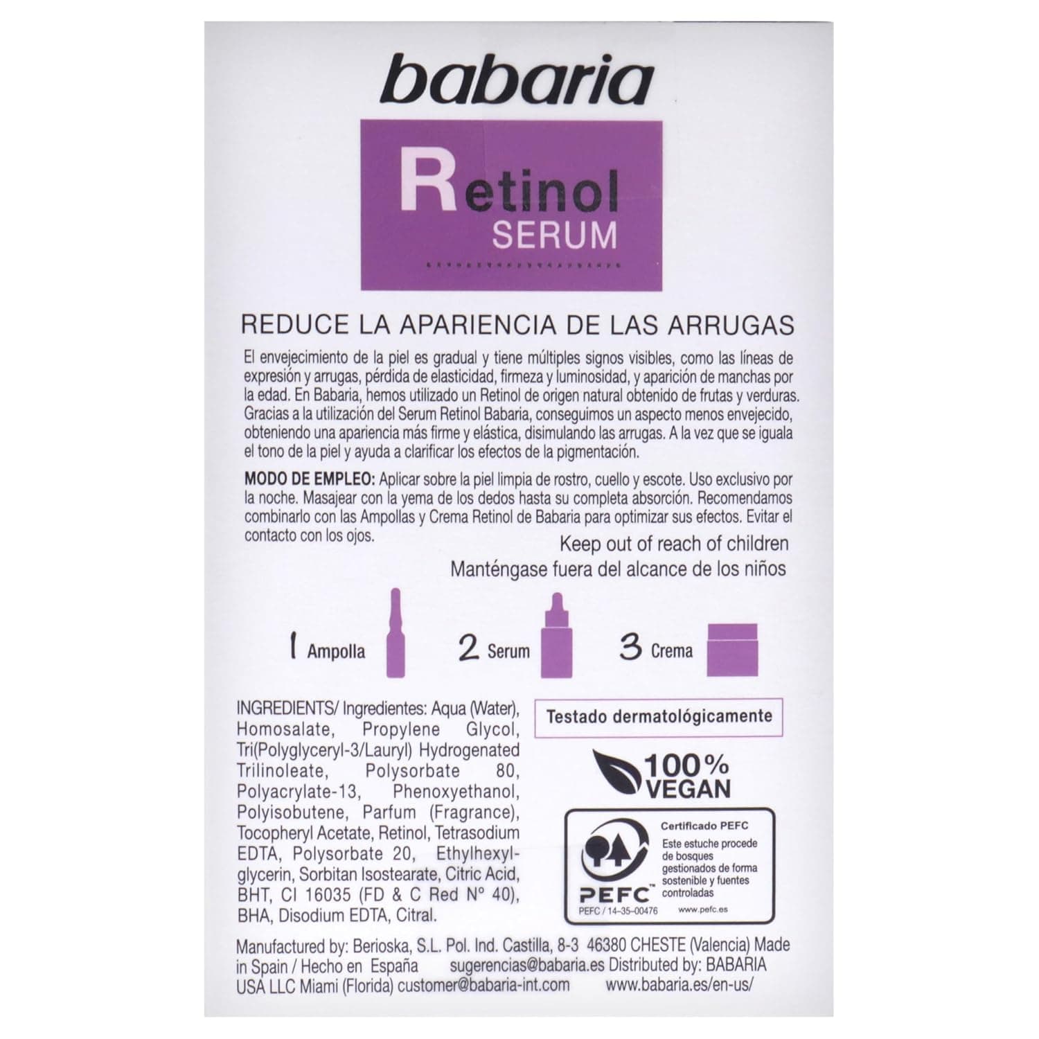Babaria Retinol Serum - 30ml