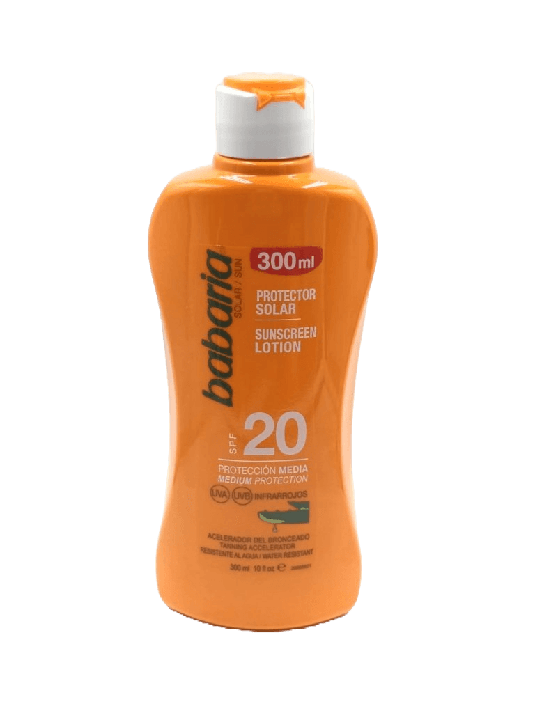 باباريا لوشن واقي من الشمس من باباريا لوشن واقي من الشمس بعامل حماية من الشمس SPF 20 - 300 مل
