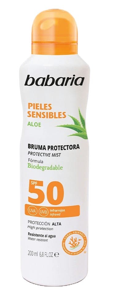 Babaria Sensitive Skin Protective Mist SPF 50 - 200 ml
