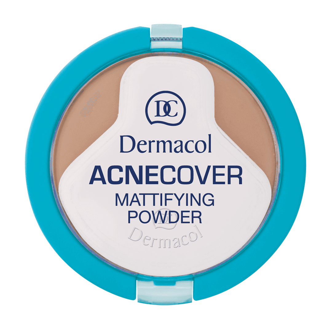 Dermacol Acnecover Mattifying Powder With Tea Tree Oil - Honey