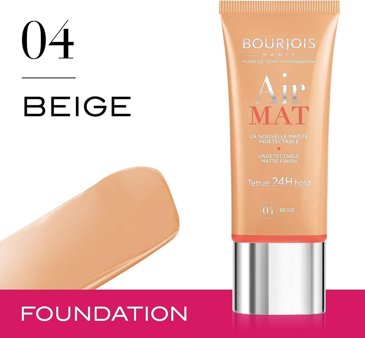 Bourjois Fabuleux Air Mat Foundation -04 Beige