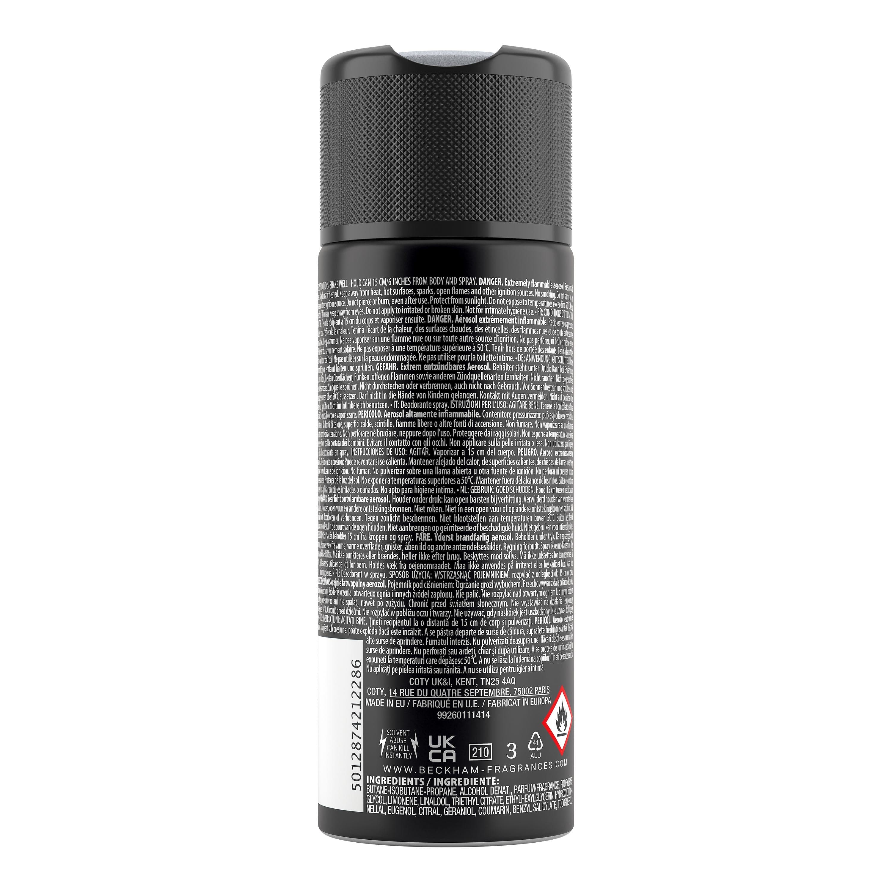 David Beckham Inst deoderant Spray Men - 150ml