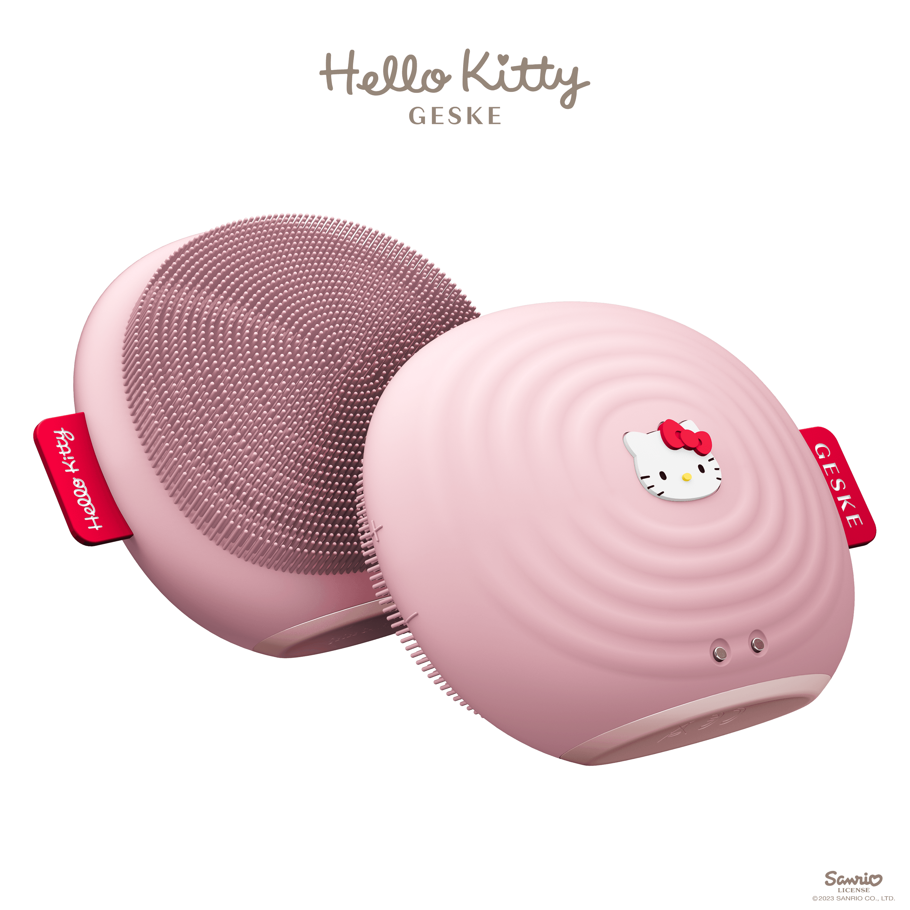 Geske Hello Kitty Smartapp Guided Sonic Facial Brush, 4 In 1