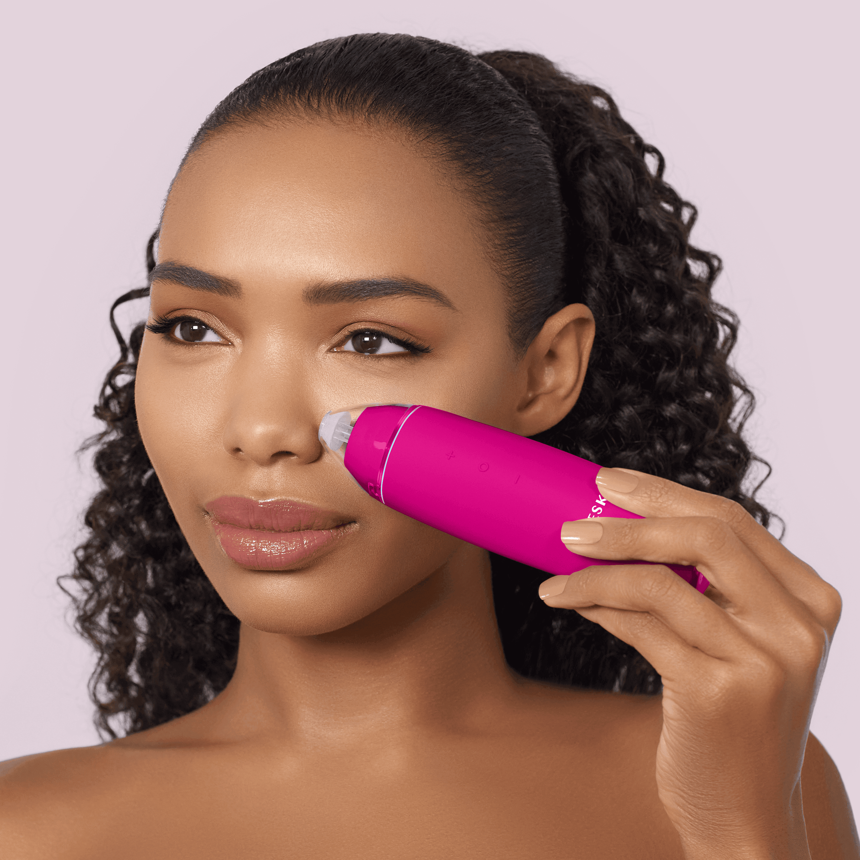 Geske Micro Derma Brasion Blackhead Remover- 7 In 1- Magenta