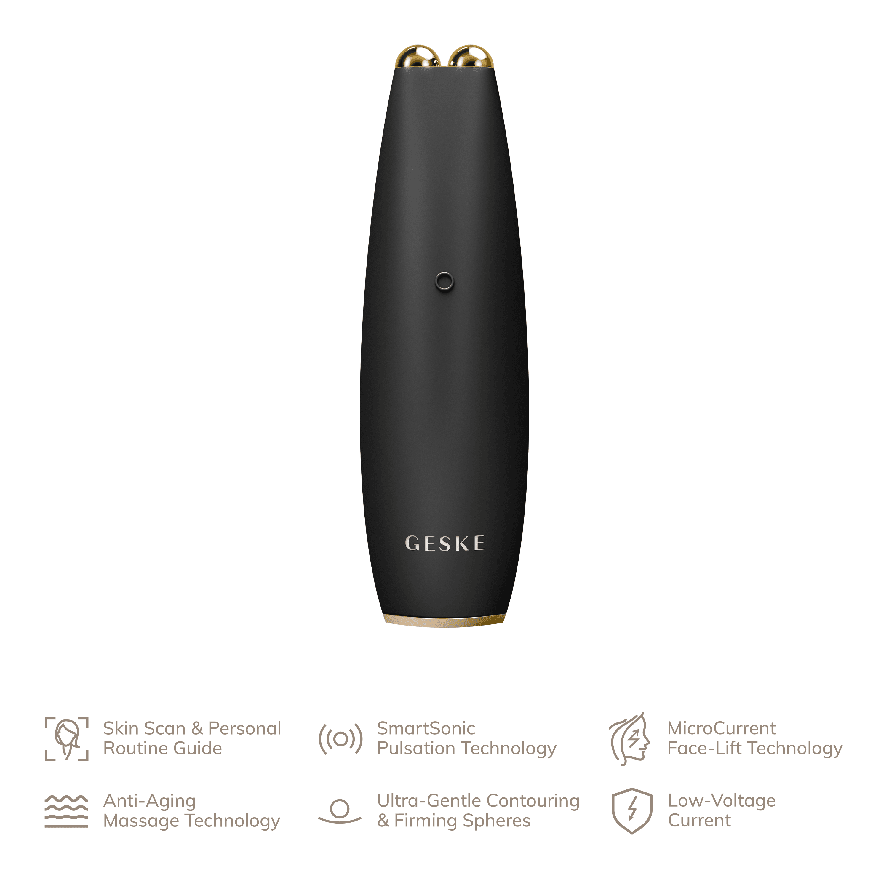 Geske Microcurrent Face Lift Pen 6 In 1 Gray
