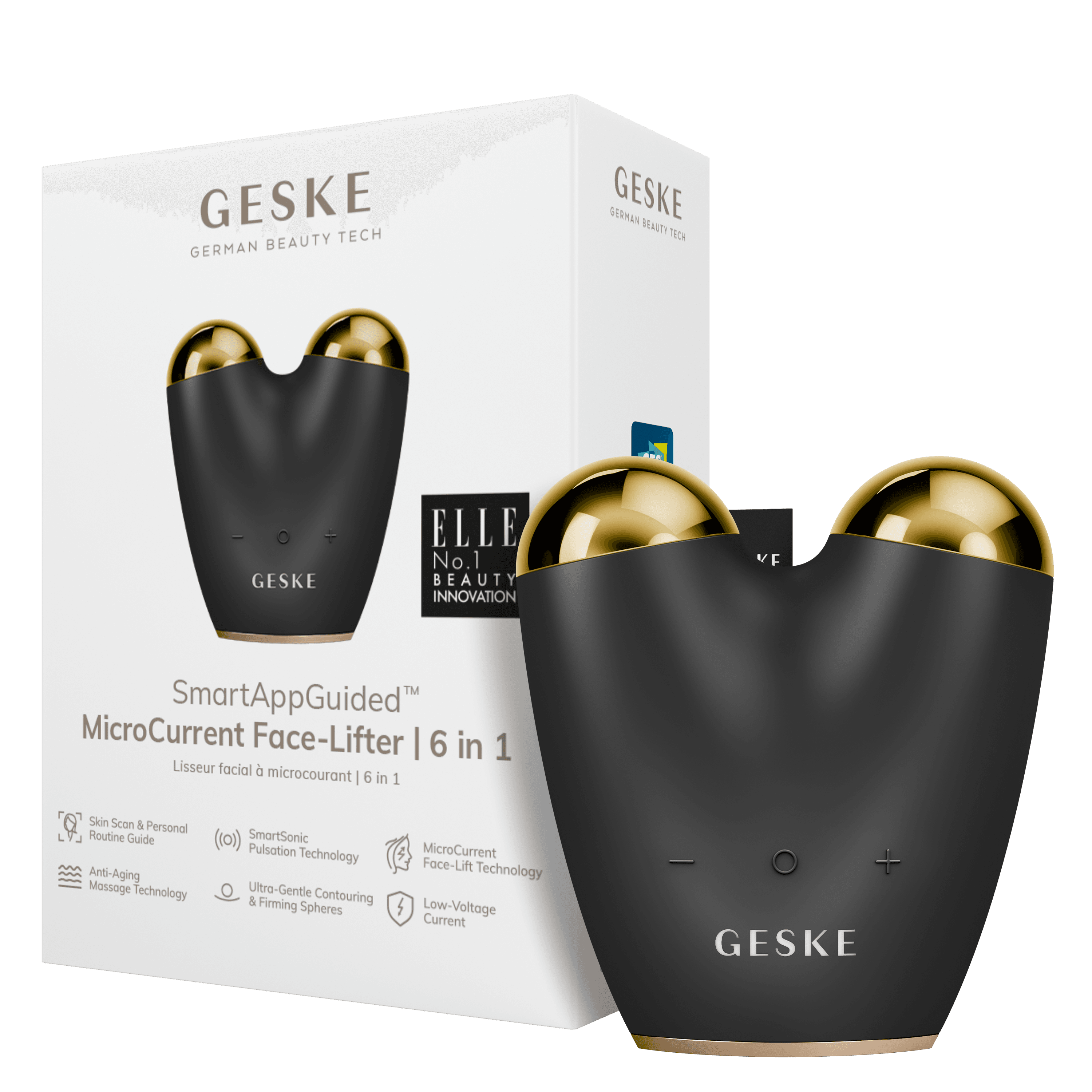 Geske Microcurrent Face Lifter 6 In 1 Gray